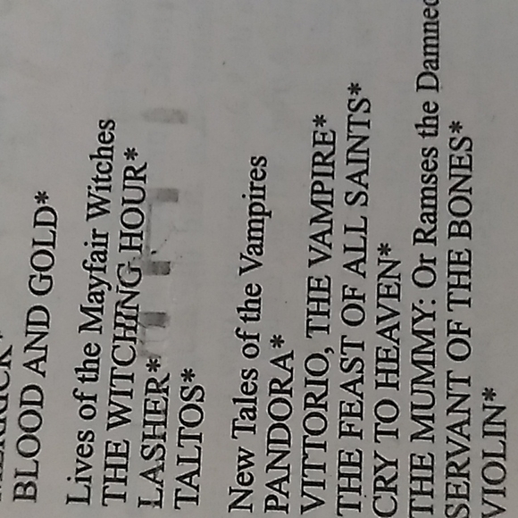 (10/$10) Servant of the Bones by Anne Rice - Picture 4 of 4